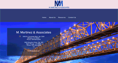 Desktop Screenshot of mmartinezassociates.com